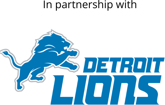 In partnership with Detroit Lions